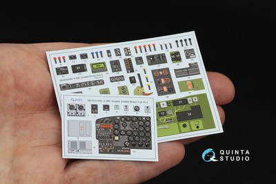 Quinta Studio 1/32 A-26C Invader Interior 3D Decal for Hobby Boss (small ver)