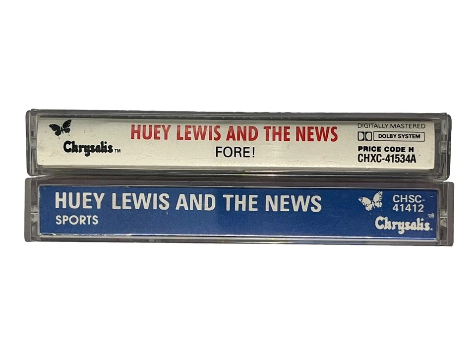 Huey Lewis and The News Cassette Tape Lot (2) Sports & Fore! - Image 2 of 4