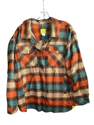 NWT Ruby Rd Sz XL Autum Lux Plaid Shirt Snap Front