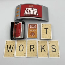 Scrabble Turbo Slam 2010 Hasbro Electronic Complete Tested Works 2-4 Players