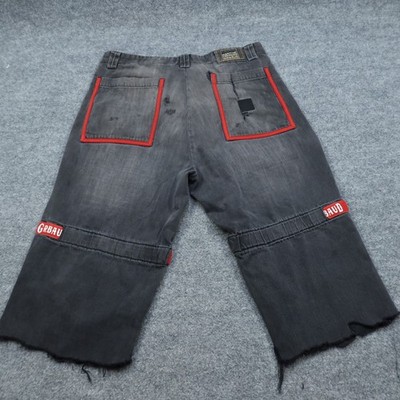 VTG Marithe Francois Girbaud M+FG Mens 38 Black Pants Cargo