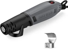 DIAFIELD Mini Heat Gun, 2 Temp Setting 302℉-842℉ Fast Size, Grey 