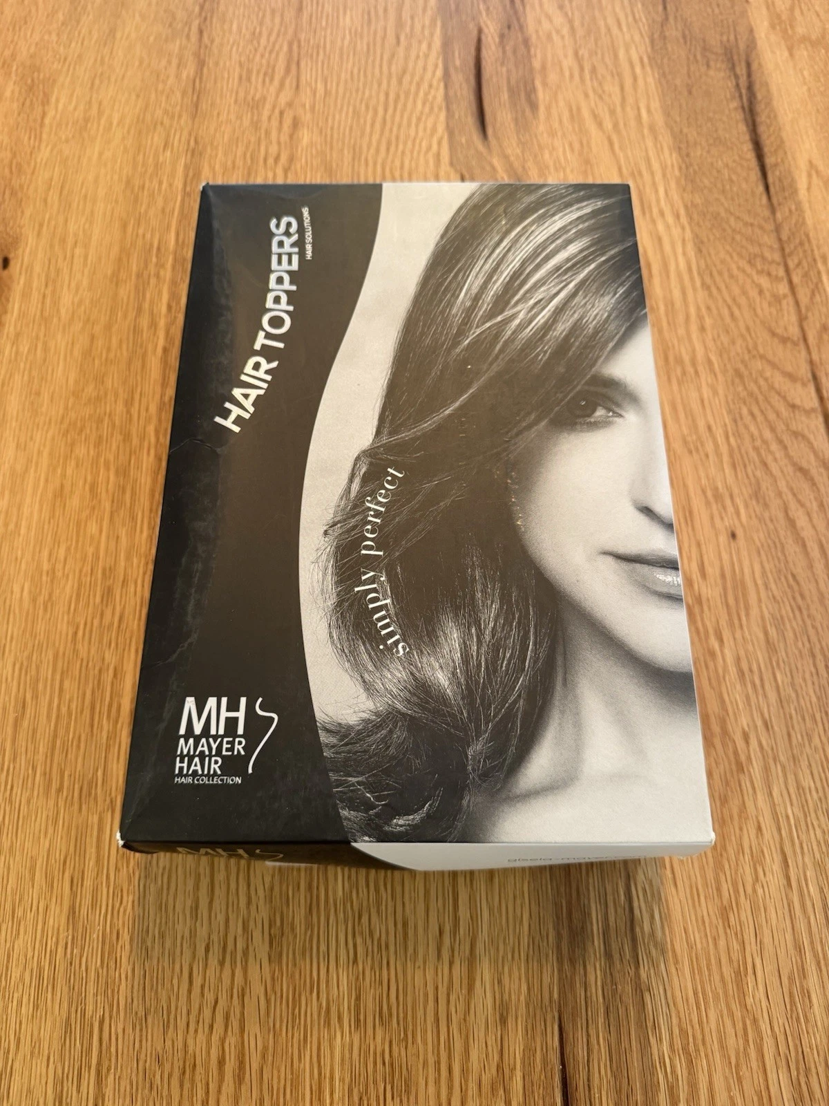 Gisela Mayer Hair Topper Ultra Light Topper Snow Mix 305K Mono - Brand New