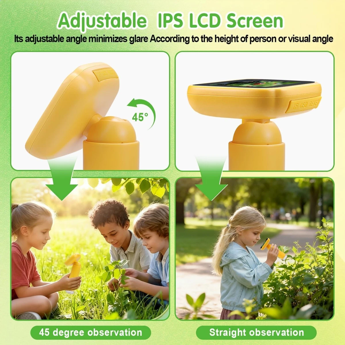 1000X Microscopio para Monedas con Luces, Lupa Digital Portátil para Monedas con 8 Ajustes