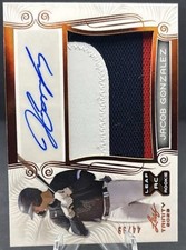Jacob Gonzalez /99- 2023 Leaf Trinity Rookie Patch Auto - White Sox Top Prospect