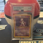 1999 Pokémon Base Set (MEWTWO HOLO) GRADED PSA 6 CARD # 10/102