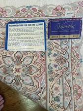 Antique Karastan Wool Rug, Kirman #708, 8.8 x 12, Floral Design