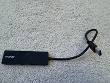 BYEASY 4-Port USB 3.0 Hub Adapter - High Speed Data Transfer (Black)