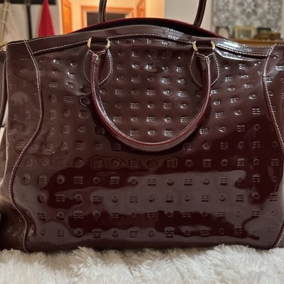 Arcadia Leather Red/Maroon Purse/ Bag, Excellent Condition