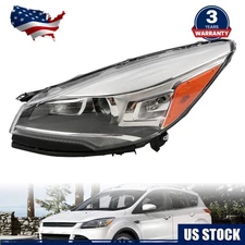 HID Headlight For 2013-2016 Ford Escape w/ DS Bulb and Blaster Driver CJ5Z13008B