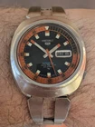 Vintage '69 Seiko 5126 Sports Diver Proof JDM Watch, Orig. Razor Band, Halloween