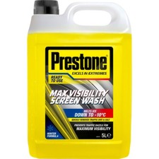 Prestone Max Visibility Screen Wash 5L 5 Litre Ready To Use -10C Winter 2.00 per litre