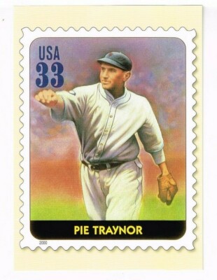 2000 USPS Legends of Baseball All Century Team Postcards  PIE TRAYNOR  HOF