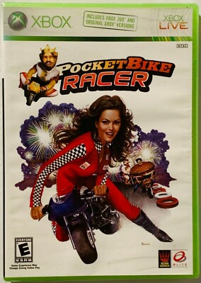 Microsoft Xbox 360 PocketBike Racer SEALED! 2006 NEW!! Original XBOX Burger King