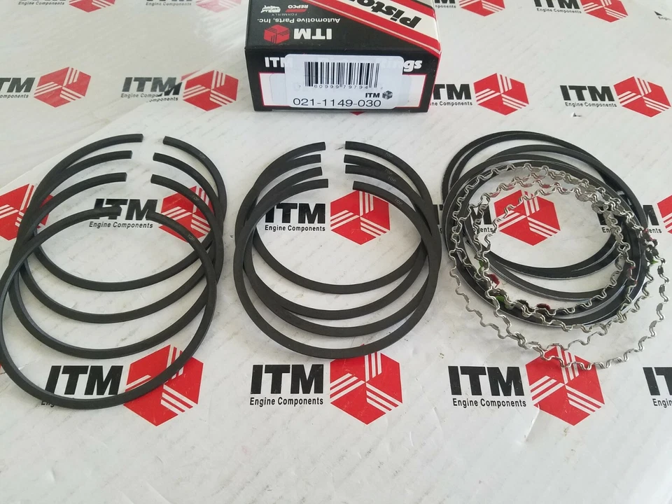 活塞环套装 +.030 超大款 适合 Datsun L18 & L20B 510,610,620,710 ,720 73-80 — 第 2/4 张图片