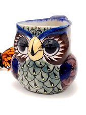 Tazza Guatemalteca Gufo Mayake Terracotta Artigianale