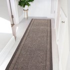 Brown Hallway Rugs Hardwearing Dark Floor Mat Runner Any Length Price Per Foot