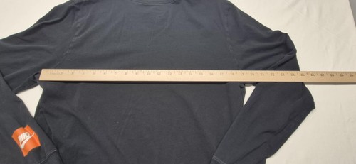 Camiseta Nike Para Hombre Talla Grande Manga Larga Algodón Negra Camiseta Blanca Solo Hazlo Logo - Imagen 11 de 12