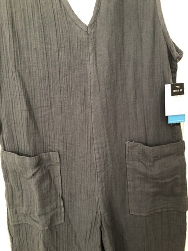 O’Neill Sandbar Swim Beach Pool Jumpsuit Cover Up Size S NWT Dark Gray - Picture 18 of 18