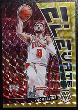 2022-23 Panini Mosaic Reactive Yellow Prizm /99 Elevate #11 - Zach Lavine