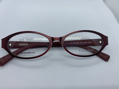 NEW VANNI OCCHIALI V3207 C128 BURGUNDY & BLACK 50/16/135MM LADIES