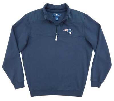 Vineyard Vines New England Patriots Men's Small 1/4 Zip Pullover