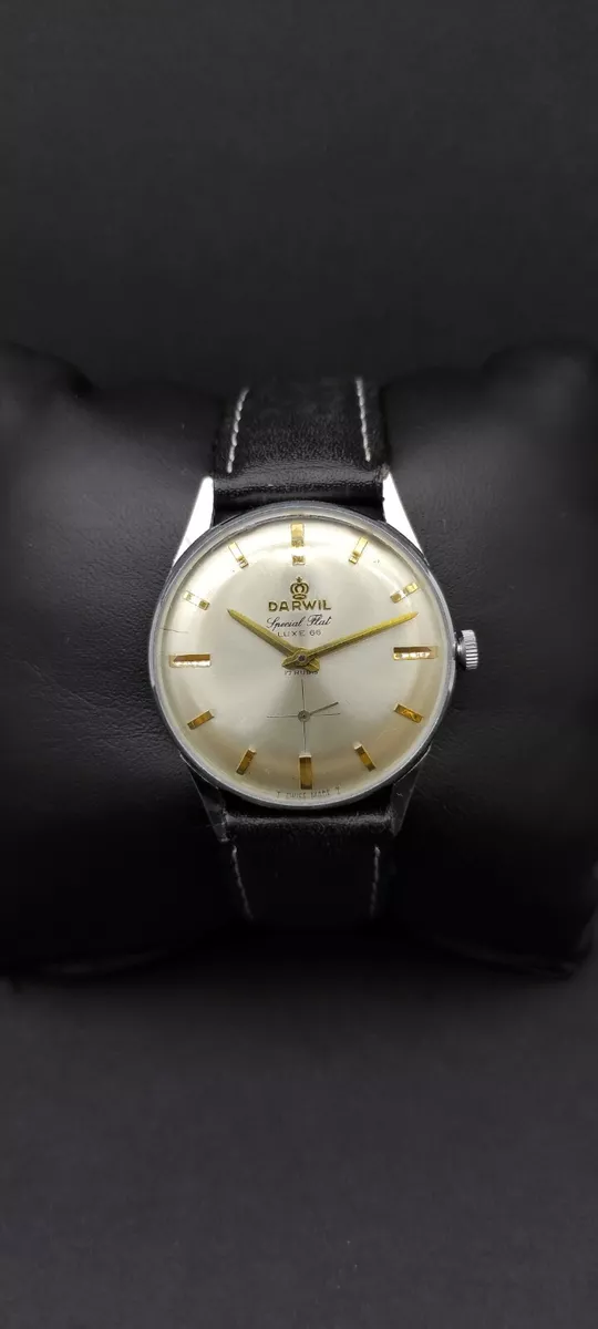Flat wrist watch sale