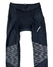 SOUKE SPORTS Men's SIZE Large Black Bike Cycling Padded Quick Dry Tights Pants