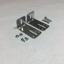 2 Jamb Bracket J-9 Garage Door w/ Lag & Track Bolt Overhead Replace Hardware #9