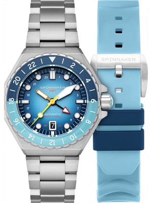 Spinnaker SP-5119-55 Mens Watch Dumas GMT Automatic 43mm 30ATM