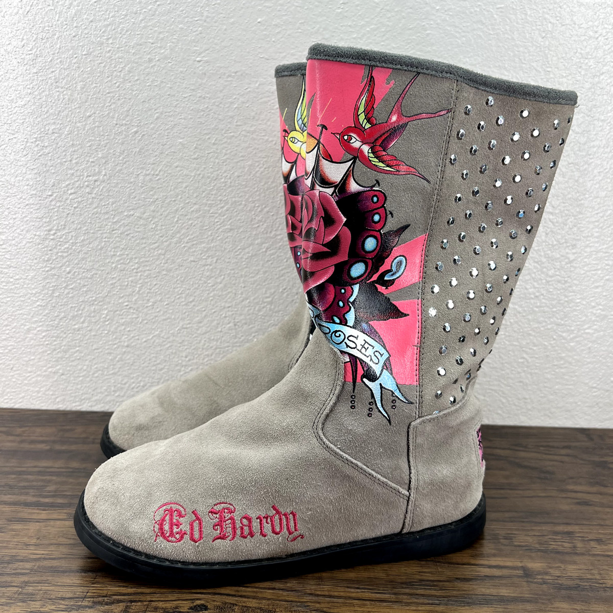 botas ed hardy para mujer