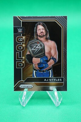 2022 Prizm WWE WWE Gold #20 AJ Styles Raw S5920K