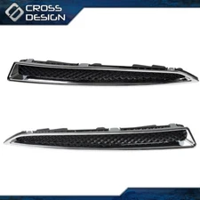Left & Right Pair of Headlight Lower Trim Moulding Fit For 13-16 Ford Escape New