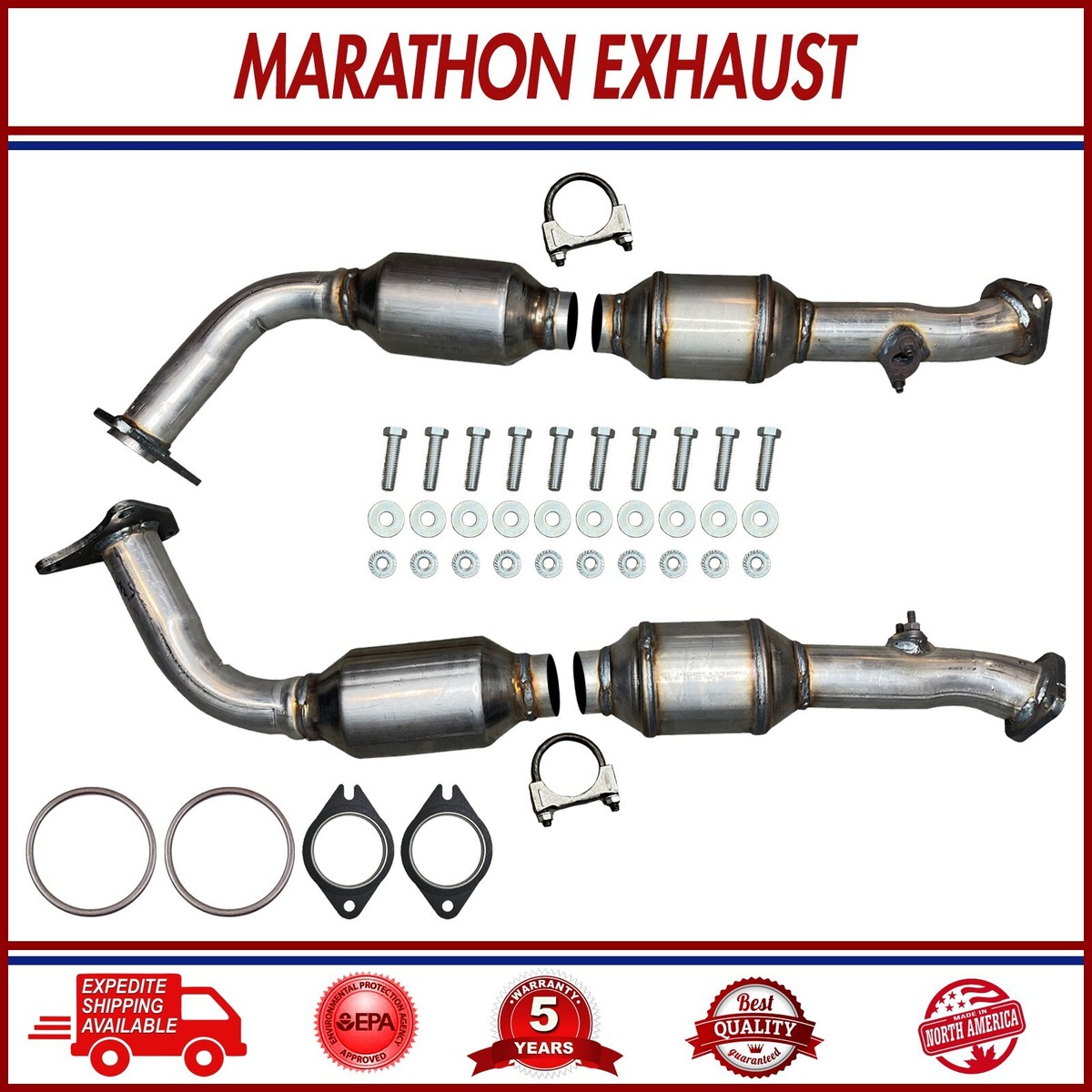 Right & Left Catalytic Set for 98-05 Lexus LX470/98-06
