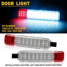 For Chevy GMC C/K 1500 2500 3500 Pickup 1997-2000 LED Door Panel Courtesy Lights