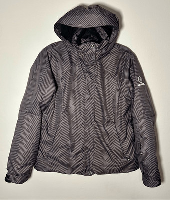Rossignol Women s Expert 10000 Ski Jacket w/ Detachable Hood Maze Black Sz L