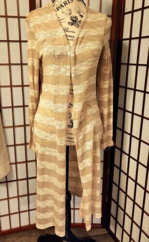 AMBIANCE beige cardigan - size S - Picture 1 of 5