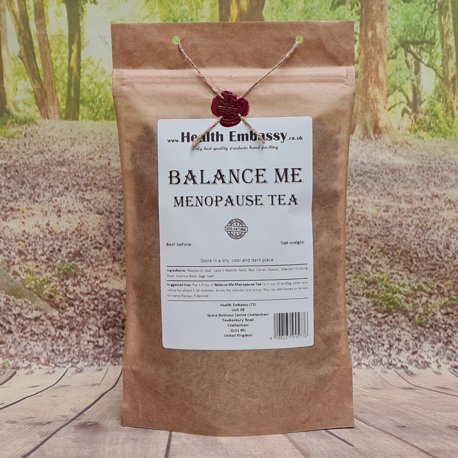 Balance Me Menopause Tea 75g Health Embassy | Menopausal Comfort Herbs Tea Blend