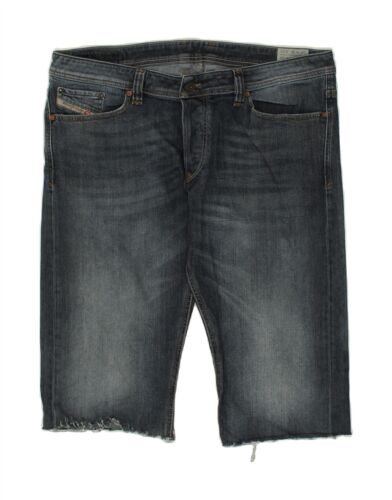 DIESEL Mens Viker Denim Shorts W38 XL Blue Cotton AZ04 - Afbeelding 1 van 3