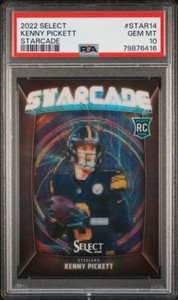 2022 PANINI SELECT STARCADE #STAR14 KENNY PICKETT RC  POP 3 PSA 10