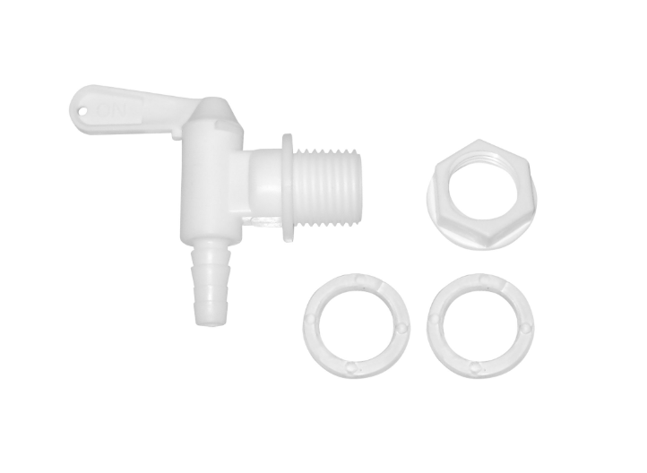 BREWZILLA Auslaufhahn Für Gäreimer - PVC Hahn Mit Dichtung Für Brauerei