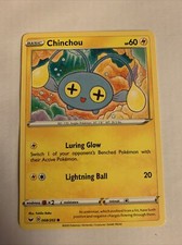 Chinchou 68/202 Common Sword And Shield Base Set E17
