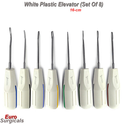 #ad Set of 8 Dental Tooth Luxation Root Extraction Dentist Elevators Surgical Tools GBP 36.99
