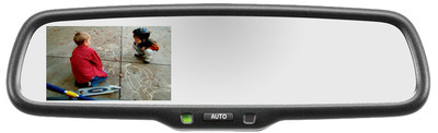 NICE Gentex Mirror w/3.3'' Backup Camera Display Plug And Play For 2010-13 Tundra