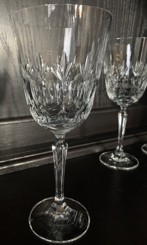 Cristallerie Zwiesel Wine Goblet Fairmont Pattern Germany Set Of 4 Box Nice - Picture 4 of 6