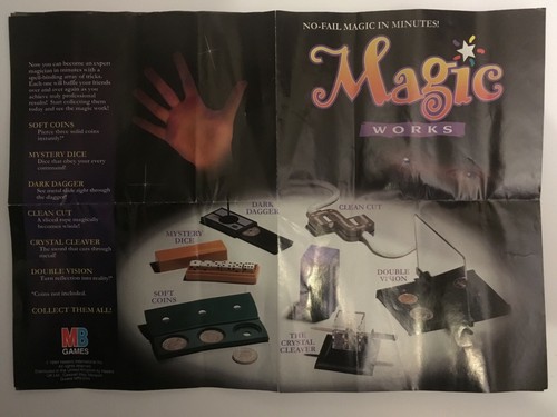 Magic Works Exclusive Trick Forms - Milton Bradley - 90's - 第 2/2 張圖片
