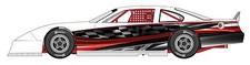 Race Car Wrap Graphics Decals Imca Late Model Dirt 4