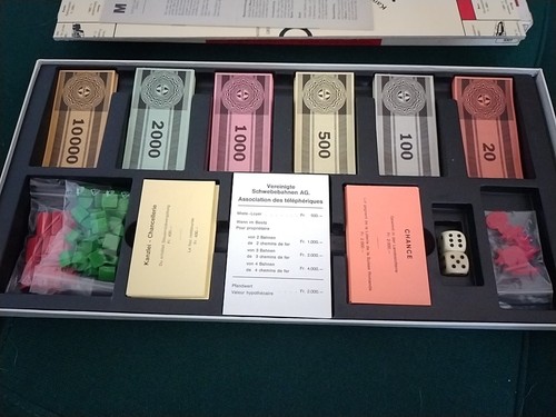 Monopoly ☆ alte Version mit Holzhäusern ☆ 100% ☆ Schweiz ☆ Neu + Ungespielt - Bild 2 von 4
