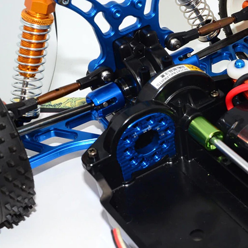 GPM Aluminium Motorhalterung Für Tamiya TA02 - Schwarz, Für 16T & 21T Motoren