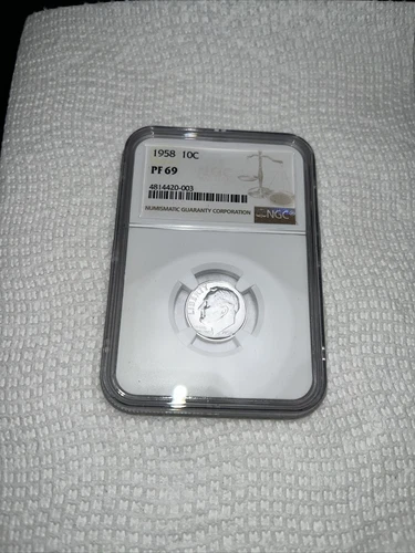 1958 Roosevelt Dime PF69 NGC Certified
